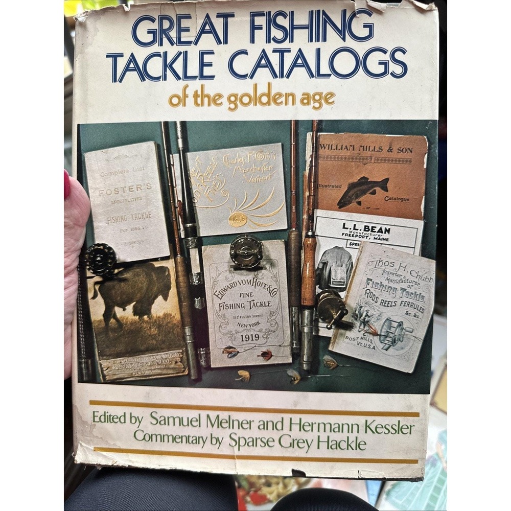 Vintage Fishing Tackle Catalogs Golden Age Reference Book: Lures, Reels Sporting